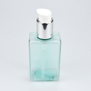 150ml 180ml 240ml 500ml empty square eco friendly pet sealing blue shampoo bottles transparentnt