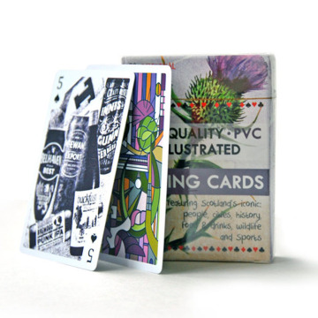 Custom Printed PVC Waterproof Playing Cards for Advertising and Promotion