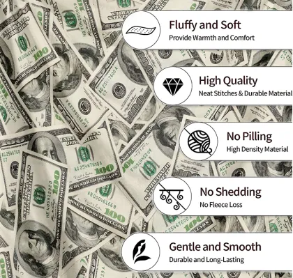 Million Dollar Novelty Print Blankets: Combining Luxury, Fun, and Comfort