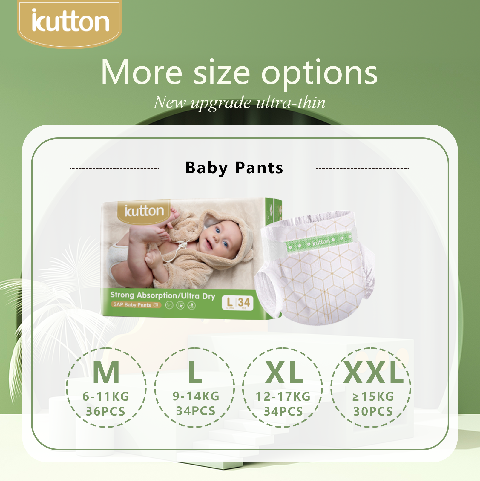 Premium Baby Diaper - High Absorbency, Soft Layer