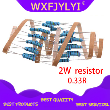 20pcs 0.33 ohm 0.33R 2W Metal film resistor