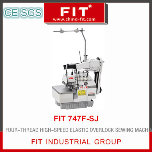 Four-Thread High-Speed Elastic Overlock Sewing Machine