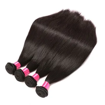 Good Quality Kinky Straight 10A Virgin Human Free Samples Peruvian Hair Bundles Weave