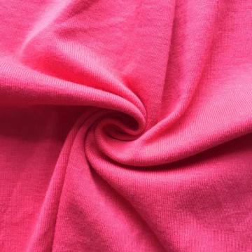 Pima cotton solid red color high quality fabric