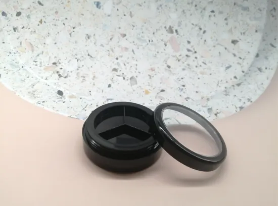 Round Plastic Eyeshadow Powder Container