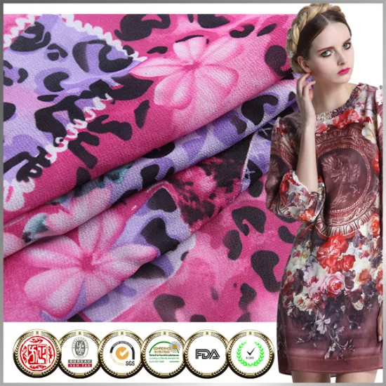 Professional design Printing Garment chiffon fabric price