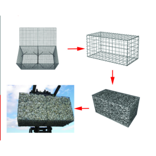  gabion mattress Welded Hot Galvanized Gabion Wire Mesn Box Manufactory