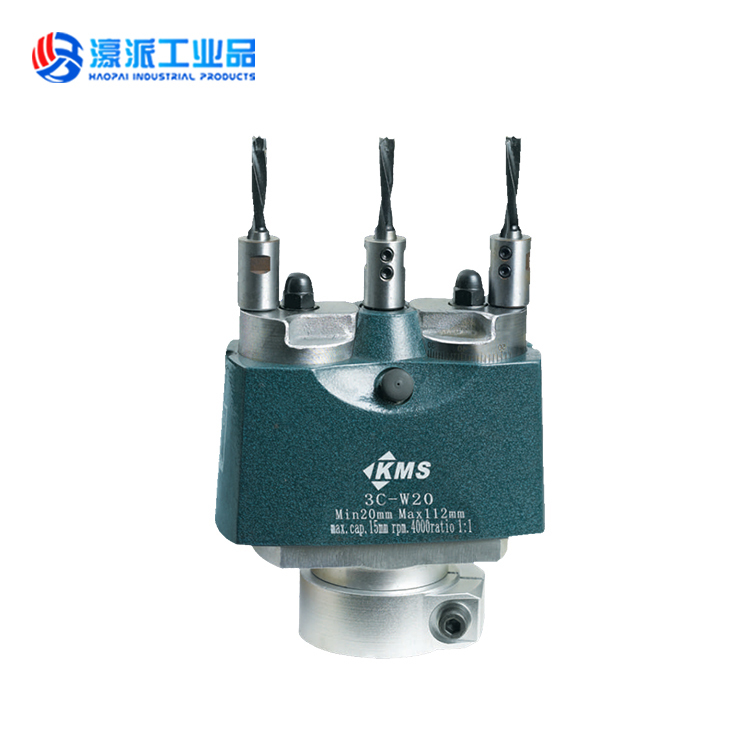 Adjustable 3-Axis Drilling Row Head for CNC Machine Processing