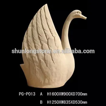 Artificial Stone swan Sculpture,Artificial sandstone Sculpture
