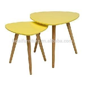 MDF wooden Coffee table set, modern nesting side table