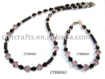 Hematite Set Jewelry(CYH08065H)=Hematite Necklace, Hematite bracelet;hematite ring;hematite earring;hematite pendant