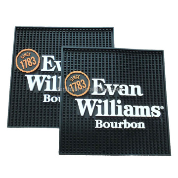 OEM Logo Soft PVC Rubber Bar Mats & Beer Mats