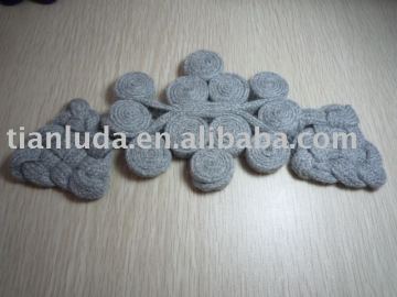 white traditional Chinese knot