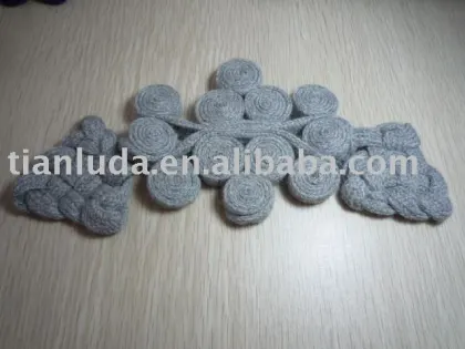 white traditional Chinese knot
