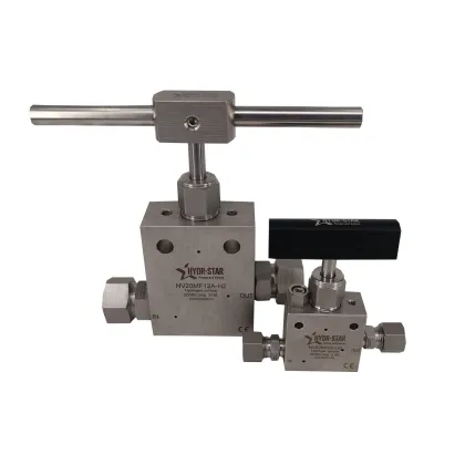 HYDR-STAR Stainless Steel High Pressure Replaceable Seat Needle Valve