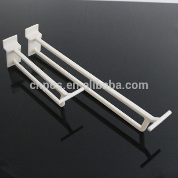 Retail plastic celling display double hooks
