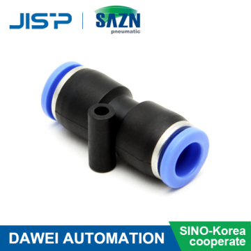 Sino-Korea joint venture PU series straight union pneumatic fitting quick connector fitting