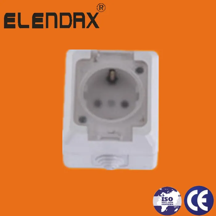 Toma Schuko de pared de superficie (S5010)