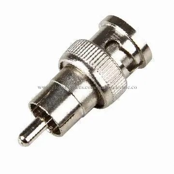 BNC male to RCA male connector, RoHS Directive-compliant