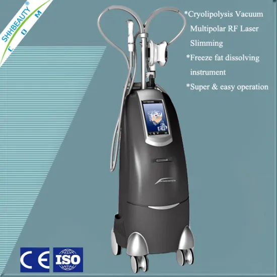 Vacuum RF Laser Cryolipolysis Freeze Fat Dissolving Instrument