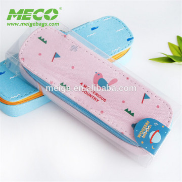 Creative canvas cover box, multi-function large capacity of pencil bags