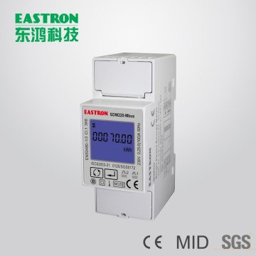 SDM220-Mbus MID Certified Single Phase DIN Rail Energy Meter,DIN-Rail Mbus Energy Meters