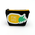 Fruit style canvas make up coin purse