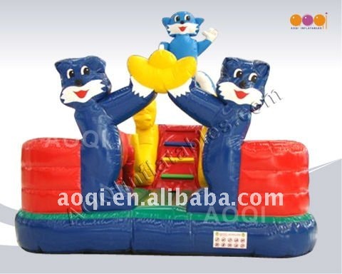 AOQI products multi-function classical blue cat park for kids