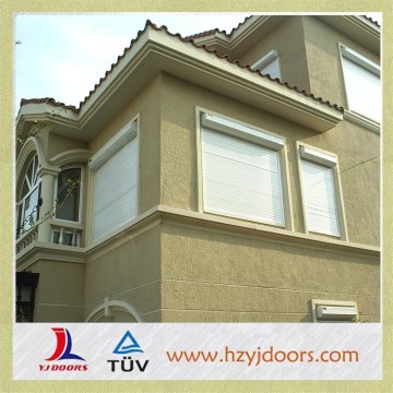 automatic electric elegant exterior roller shutter window for sitting room