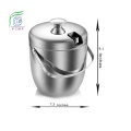 New Champagne Bucket Double Wall Insulated Steel Wine Ice Bucket Supplier