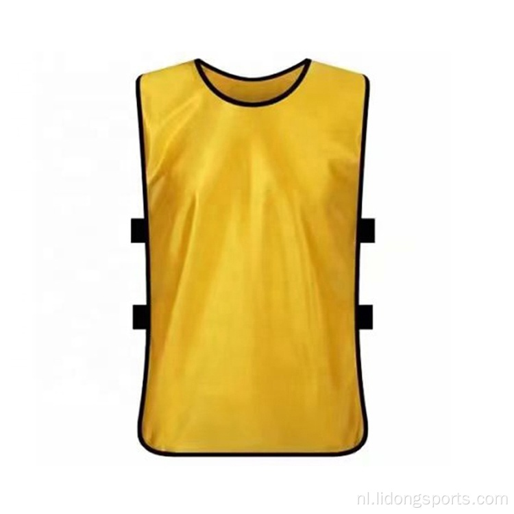 Pas afdruktraining Vest Bibs Soccer Bibs aan