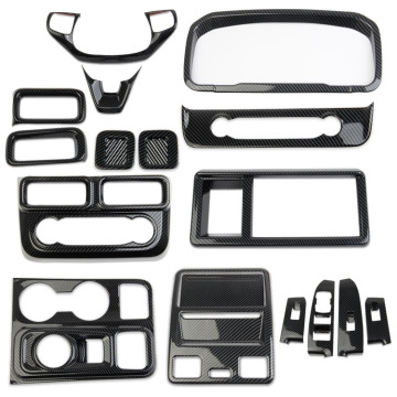 2022-2024 Ford Maverick Carbon Fiber ABS Interior Stickers and Plastic Covers