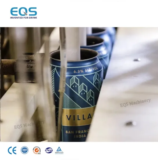 Fully Automatic Beer Can Filler Production Line 1000-36000 CPH
