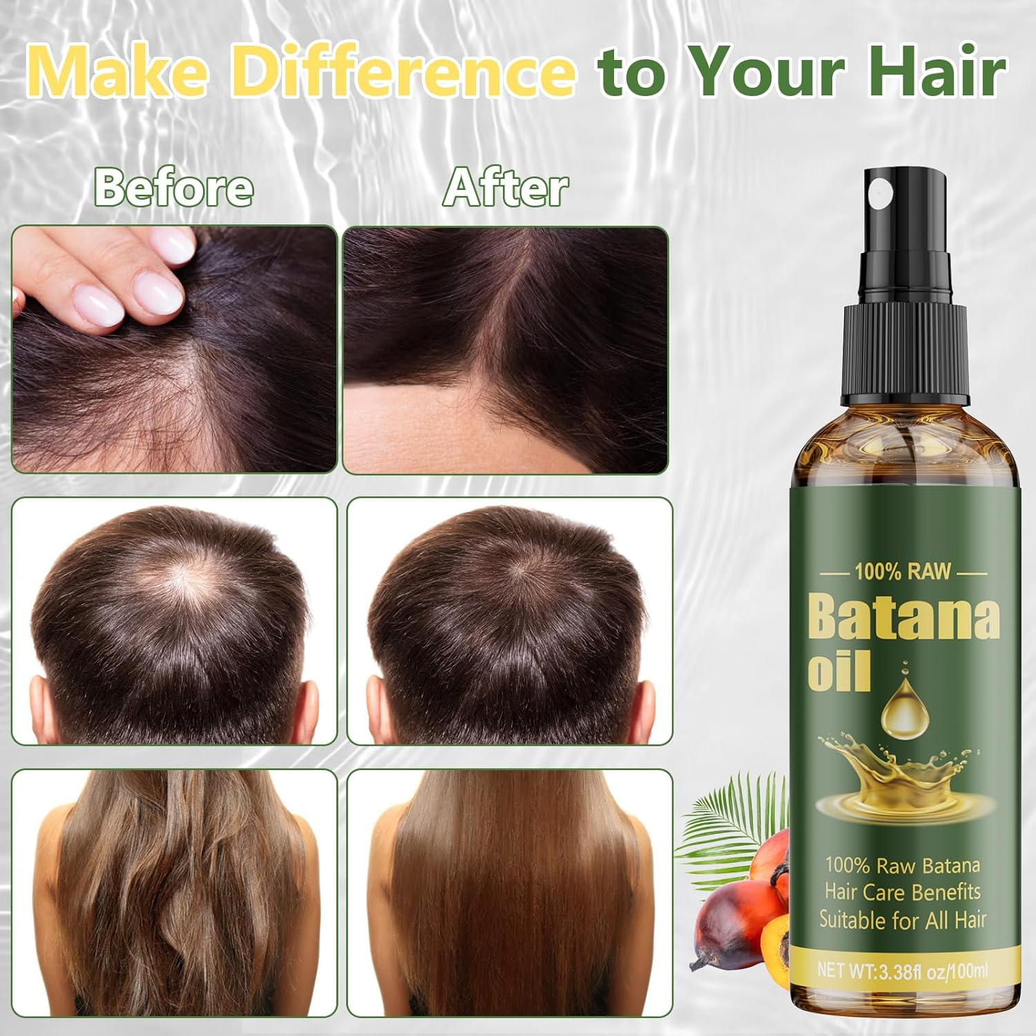 Private Batana Oil Batana Organic Batana Oil Wholesaleluxury Regrowth Oil Batana Oil