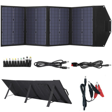 Portable Waterproof Flexible Foldable 120W Solar Panel Charger for Camping and Power Stations