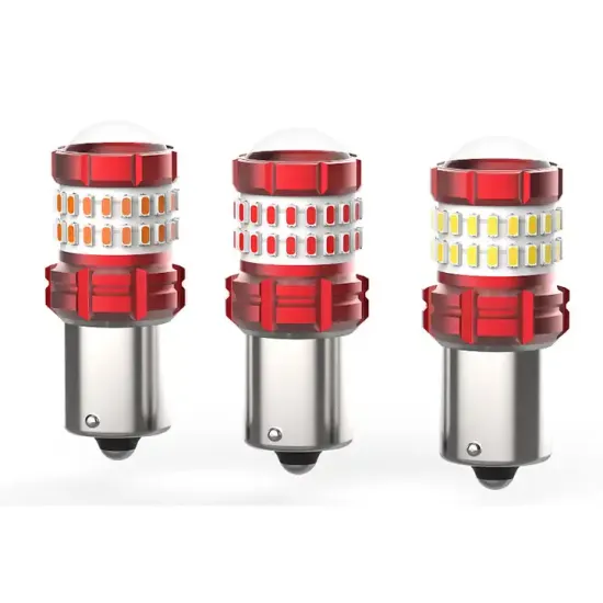 LED Car Turn Signal Brake Bulb 3014 44SMD S25 1156 1157 BAY15D 7443 7440 W21 5W T20 3157 T25 Reverse Tail Lamp DRL