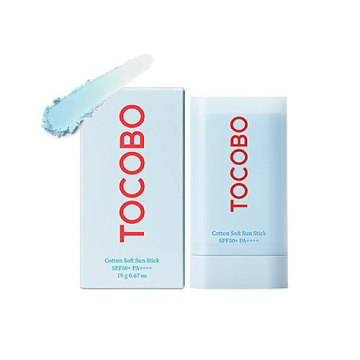 Protector Solar Tocobo: Piel Suave y Protección UV SPF50+ Pa +++ en stick de algodón (0.67 ออนซ์ / 19g)