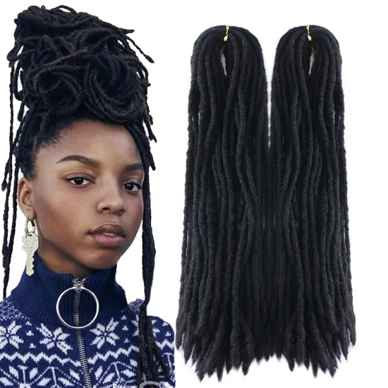 Sister Locs Faux Locs Braids Dreadlock Crochet Braiding Hair Dreadlocs Hair Extensions Afro Rough Sisterlocks Deadlocks