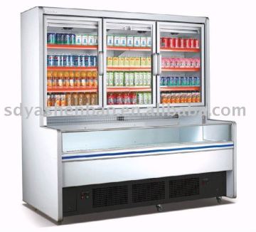 Commercial refrigerator display cabinet,Supermarket showcase refrigerator and display showcase freezer