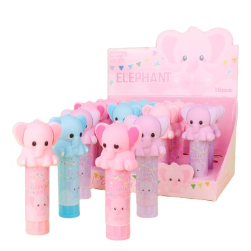 Weibo High Quality Kawaii Colorful Elephant Shaped Glue Stick