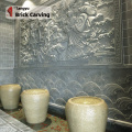 Carved decorative wall panels