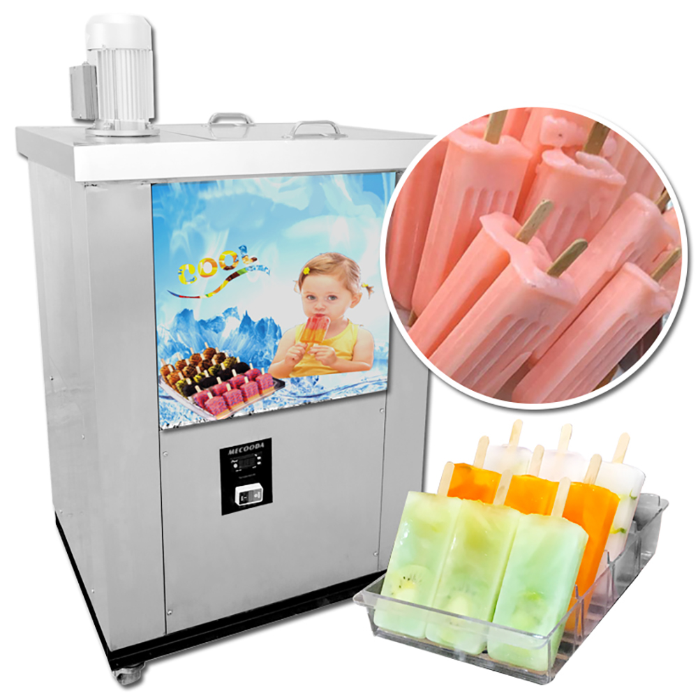 Máquina de lolly de gelo de alta produção 2 molde