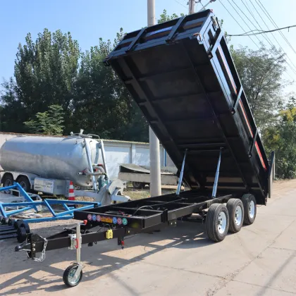 Tandem Utility Cargo Car Trailer Dump Trailer