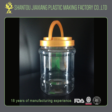 Durable items clear candy plastic jar with lid