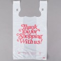 Customized Designed Colorful Grocery Handle Printing Plastic Vest Bags