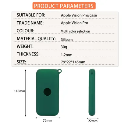 Silicone Case with Lanyard for Apple Vision Pro - New VR Accessory