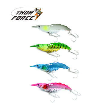 THORFORCE Fast Sinking Vibration Fishing Lures - 5g/7g/11g/14g Metal Shrimp VIB Lure
