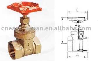 BRASS GATE valves