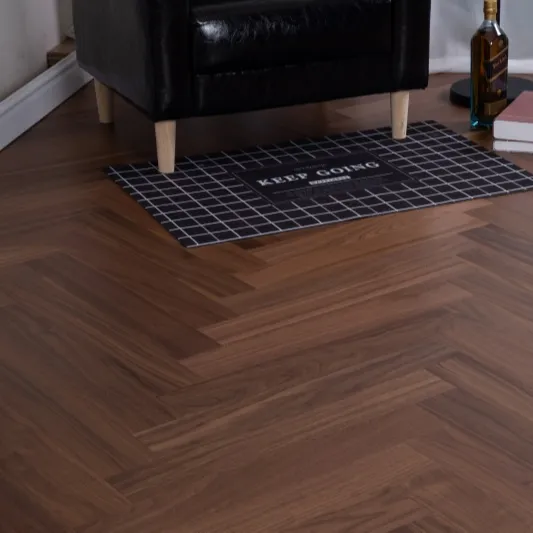 walnut engineered herringbone wood flooring