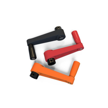 China Supplier Colorful 14*14mm Nylon Machine Crank Handle with Round and Square Hole